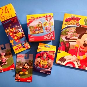 6PC Disney Mickey Mouse Puzzles and More
